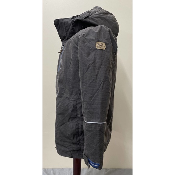 KILLTEC Technical Series Waterproof Windproof Dark Grey Jacket Youth Size 12 FS - Picture 3 of 11